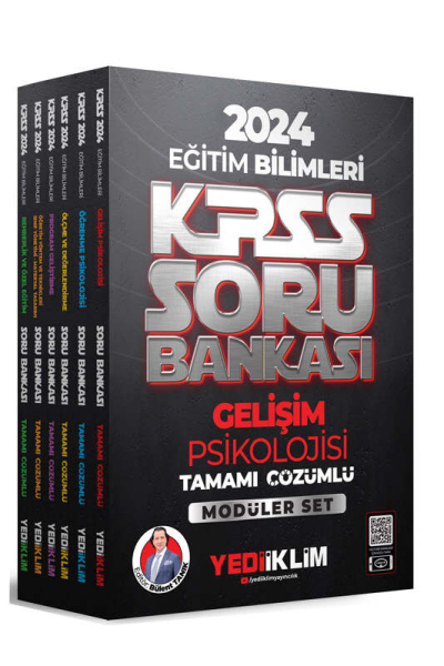 2024 KPSS Eğitim Bilimleri Tamamı Çözümlü Soru Bankası Modüler Set ÖLÇME VE DEĞERLENDİRME
