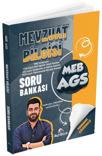 2026 MEB-AGS Mevzuat Bilgisi Soru Bankası Çözümlü - Taşkıner Yalman Dizgi Kitap Panda Fotokopi & Baskı Merkezi
