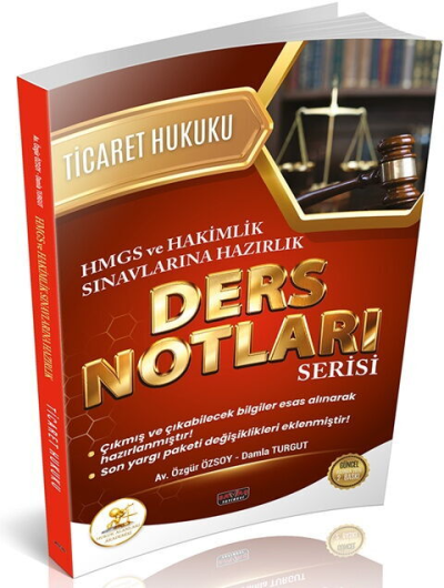 HUKAL HMGS HAKİMLİK Ticaret Hukuku Ders Notları Savaş Yayınları Panda Fotokopi & Baskı Merkezi