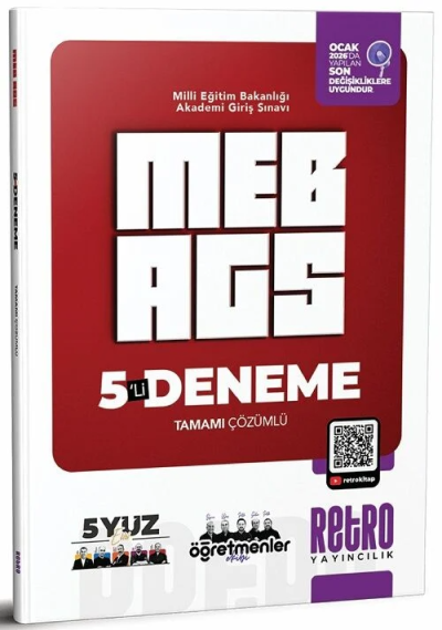 MEB AGS Tüm Dersler 5 Deneme Retro Yayıncılık Panda Fotokopi & Baskı Merkezi