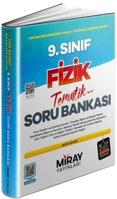 9. Sınıf Fizik Tematik Konu Özetli Soru Bankası Miray Yayınları Panda Fotokopi & Baskı Merkezi