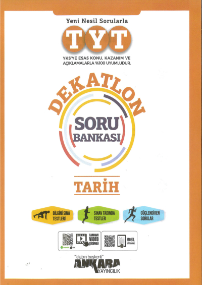 TYT TARİH DEKATLON SORU BANKASI Panda Fotokopi & Baskı Merkezi