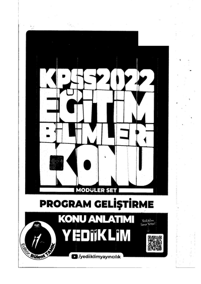 2022 KPSS Program Geliştirme Konu Anlatımı Modüler Set Panda Fotokopi & Baskı Merkezi