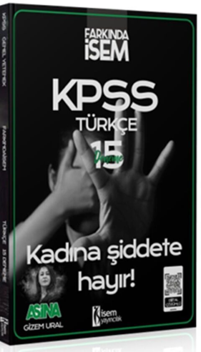 KPSS Türkçe Aşina Farkında İsem 15 Deneme İsem Yayınları Panda Fotokopi & Baskı Merkezi