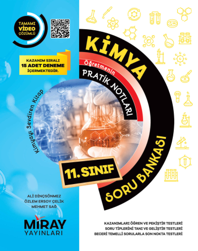 11.Sınıf Kimya Konu Özetli Soru Bankası (Tamamı Video Çözümlü) Miray Yayınları Panda Fotokopi & Baskı Merkezi
