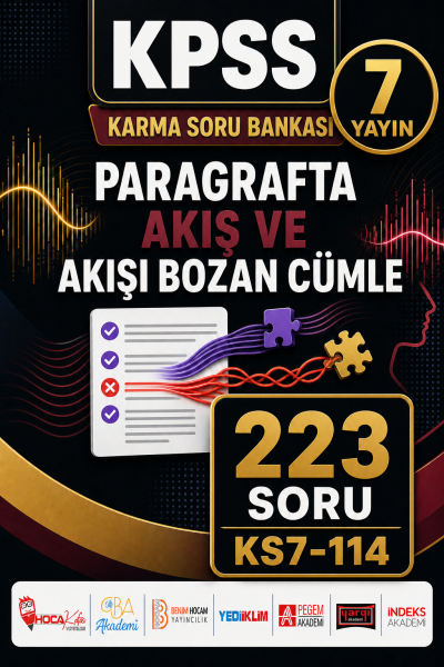 Paragrafta Akış ve Akışı Bozan Cümle 7 Yayın 223 Soru Panda Fotokopi & Baskı Merkezi