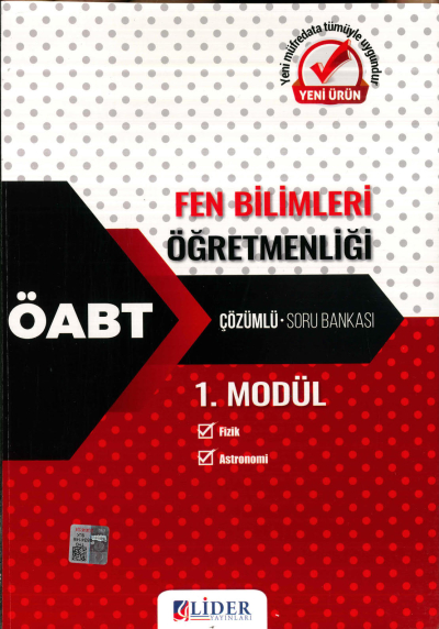 FEN BİLİMLERİ ÖĞRETMENLİĞİ ÇÖZÜMLÜ SORU BANKASI (FİZİK- ASTRONOMİ) 1. MODÜL