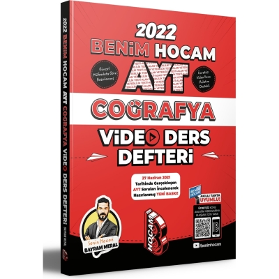 AYT COĞRAFYA VİDEO DERS DEFTERİ