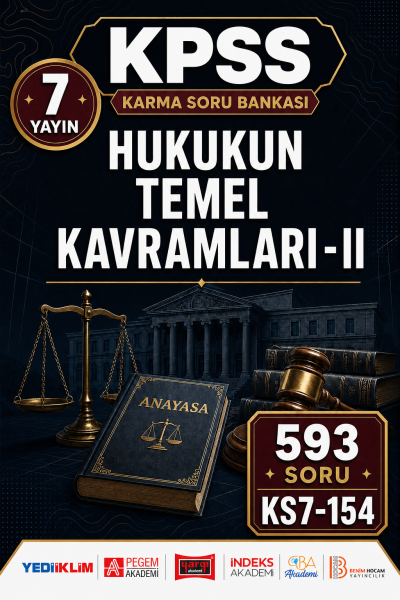 Hukukun Temel Kavramları - II 7 Yayın 593 Soru Panda Fotokopi & Baskı Merkezi