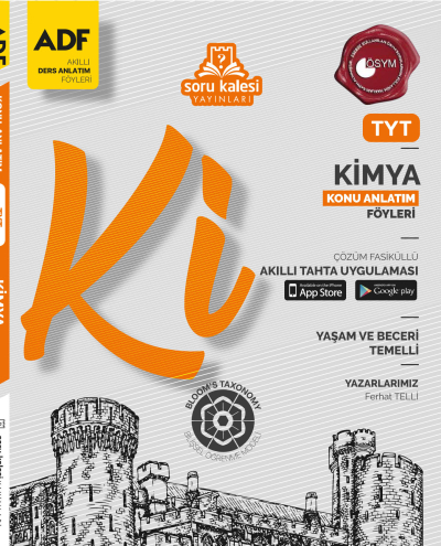 Soru Kalesi TYT Kimya Akıllı Ders Anlatım Föyleri