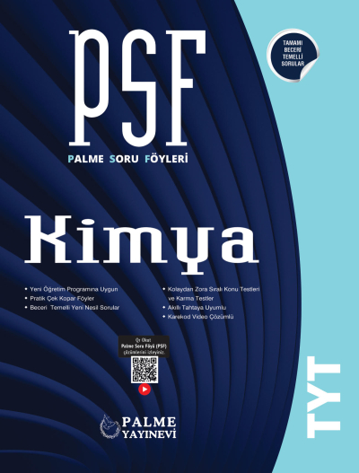 TYT Kimya PSF Palme Soru Föyü Panda Fotokopi & Baskı Merkezi