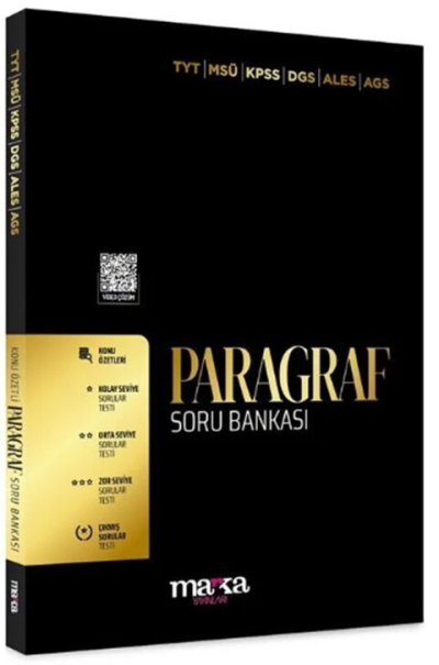 Paragraf Soru Bankası Tamamı Video Çözümlü Marka Yayınları Panda Fotokopi & Baskı Merkezi