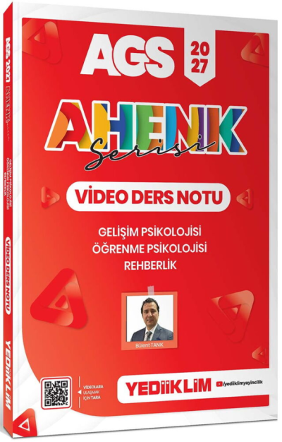 2027 AGS Ahenk Serisi Gelişim Psikolojisi Öğrenme Psikolojisi ve Rehberlik Video Ders Notu Yediiklim Yayınları