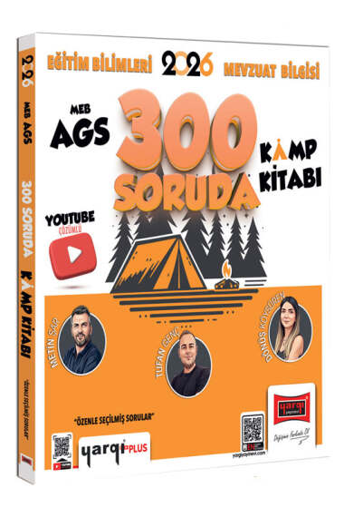 2026 MEB-AGS Eğitim Bilimleri ve Mevzuat Bilgisi 300 Soruda Youtube Çözümlü Kamp Kitabı Yargı Yayınları Panda Fotokopi & Baskı Merkezi