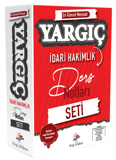 Dizgi Kitap İdari Hakimlik YARGIÇ Ders Notları Seti Dizgi Kitap Panda Fotokopi & Baskı Merkezi