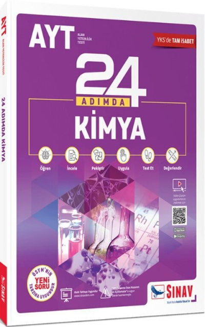 AYT Kimya 24 Adımda Konu Anlatımlı Soru Bankası Sınav Dergisi Yayınları Panda Fotokopi & Baskı Merkezi