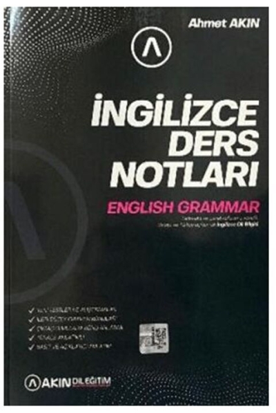 YDS YKSDİL İngilizce Grammar Ders Notları Akın Dil Yayınları Panda Fotokopi & Baskı Merkezi