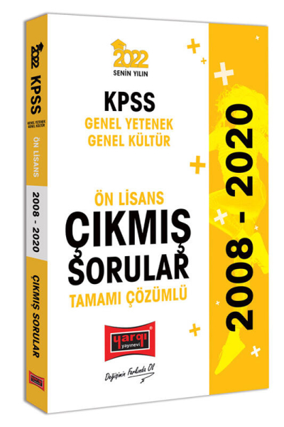 KPSS GY GK Ön Lisans Tamamı Çözümlü Çıkmış Sorular 2008-2020 Panda Fotokopi & Baskı Merkezi