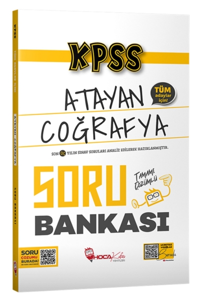 KPSS Coğrafya Atayan Soru Bankası Hoca Kafası Panda Fotokopi & Baskı Merkezi