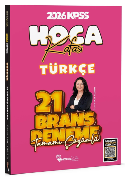 2026 KPSS Türkçe 21 Deneme Çözümlü Hoca Kafası Yayınları Panda Fotokopi & Baskı Merkezi