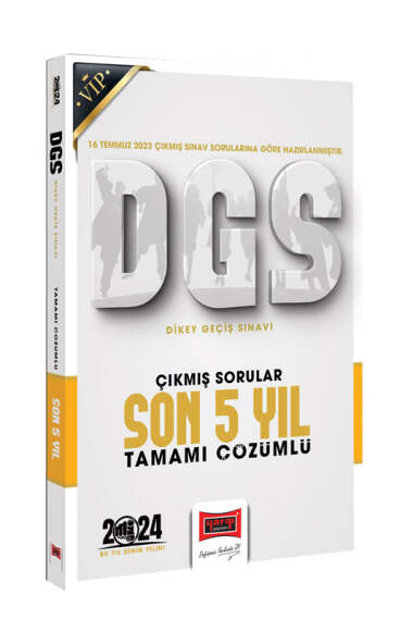 2024 DGS Çıkmış Sorular Tamamı Çözümlü Son 5 Yıl (16 Temmuz 2023 Sınavı Dahil) Panda Fotokopi & Baskı Merkezi