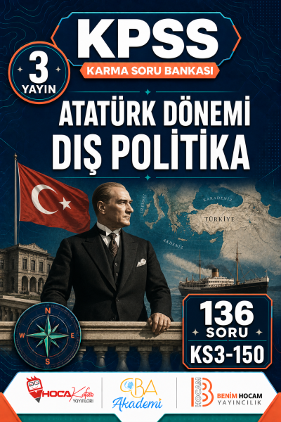 Atatürk Dönemi Dış Politika 3 Yayın 136 Soru (Benim Hocam - CBA - Hoca Kafası Yayınları) Panda Fotokopi & Baskı Merkezi
