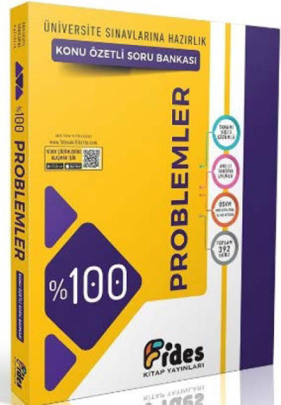 Tüm ÖSYM Sınavlarına Hazırlık %100 Problemler Konu Özetli Soru Bankası Fides Yayınları Panda Fotokopi & Baskı Merkezi