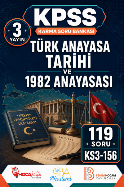 Türk Anayasa Tarihi ve 1982 Anayasası 3 Yayın 119 Soru (Benim Hocam - CBA - Hoca Kafası Yayınları) Panda Fotokopi & Baskı Merkezi