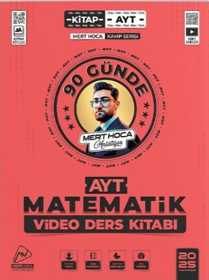 90 GÜNDE AYT MATEMATİK VİDEO DERS KİTABI 2025 MODEL MERT GÜVEN HOCA Panda Fotokopi & Baskı Merkezi