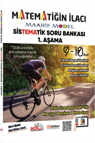 2028 TYT Matematiğin İlacı Maarif Model Sistematik Soru Bankası 1 Acil Yayınları Panda Fotokopi & Baskı Merkezi