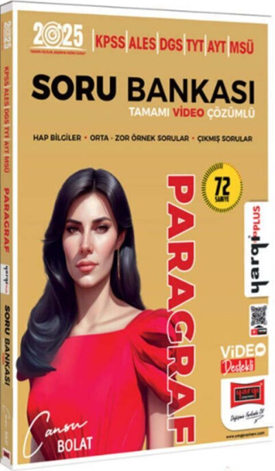2025 KPSS ALES DGS TYT AYT MSÜ Tamamı Video Çözümlü Paragraf Soru Bankası Yargı Yayınları Panda Fotokopi & Baskı Merkezi