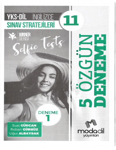 5 ÖZGÜN DENEME YKS-DİL SINAV STRATEJİLERİ 11 WINNER SERİSİ Panda Fotokopi & Baskı Merkezi