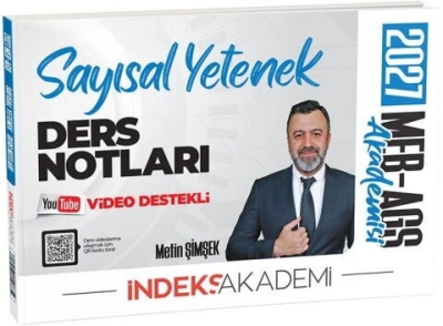 MEB-AGS Akademisi Sayısal Yetenek Video Ders Notları Metin Şimşek İndeks Akademi Yayıncılık