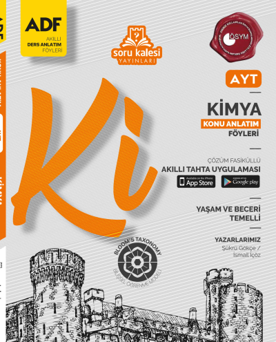 AYT Kimya Konu Anlatım Föyleri Soru Kalesi Yayınları