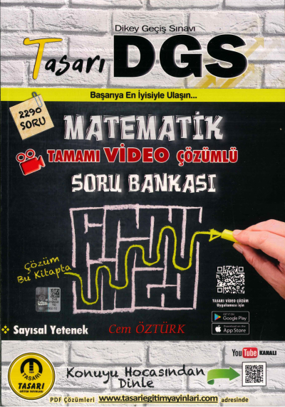 DGS MATEMATİK TAMAMI ÇÖZÜMLÜ SORU BANKASI 2290 SORU Panda Fotokopi & Baskı Merkezi