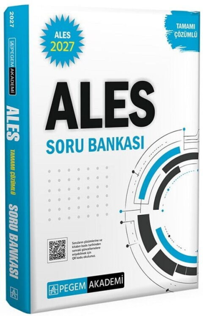 2027 ALES Tamamı Çözümlü Soru Bankası Pegem Akademi Yayıncılık Panda Fotokopi & Baskı Merkezi