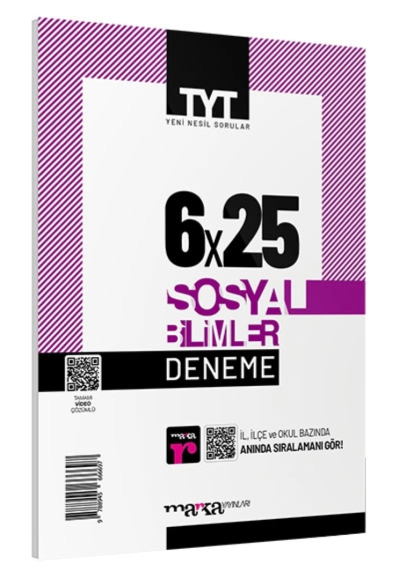 2024 TYT Sosyal Bilimler 6 Deneme Tamamı Video Çözümlü Panda Fotokopi & Baskı Merkezi