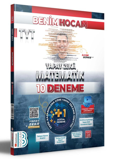 2025 TYT Yapay Zeka Matematik 10 Deneme Benim Hocam Yayınları Panda Fotokopi & Baskı Merkezi