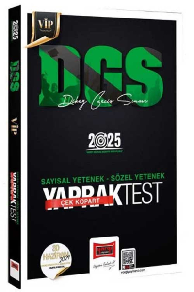 2025 DGS VİP Sayısal-Sözel Yetenek Çek Kopart Yaprak Test Yargı Yayınevi Panda Fotokopi & Baskı Merkezi