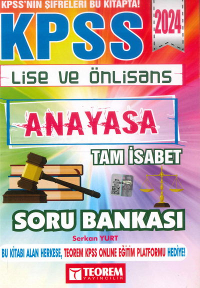 ANAYASA TAM İSABET SORU BANKASI Panda Fotokopi & Baskı Merkezi