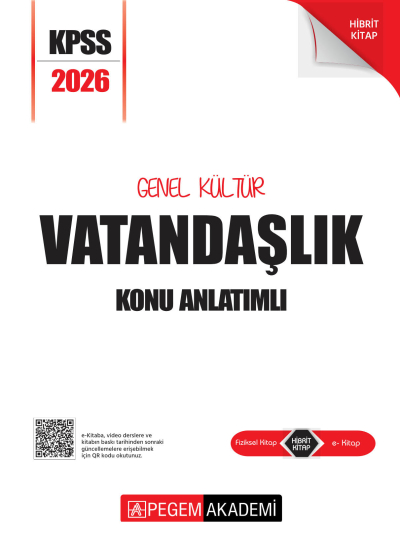 VATANDAŞLIK 2026 KPSS Genel Yetenek Genel Kültür Lisans Konu Anlatımlı Modüler Set Pegem Yayınları Panda Fotokopi & Baskı Merkezi