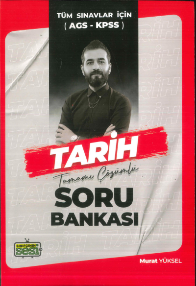 Sınıfçının Sesi KPSS MEB-AGS Tarih Soru Bankası Çözümlü