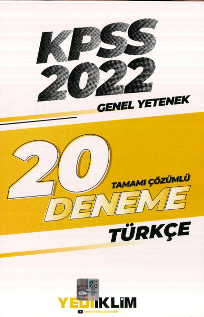 TÜRKÇE 20 DENEME ÇÖZÜMLÜ