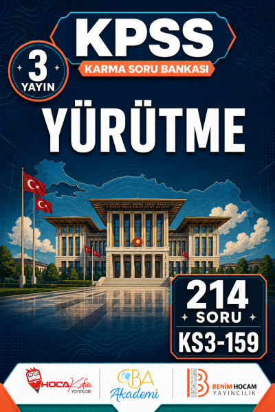 Yürütme 3 Yayın 214 Soru (Benim Hocam - CBA - Hoca Kafası Yayınları) Panda Fotokopi & Baskı Merkezi