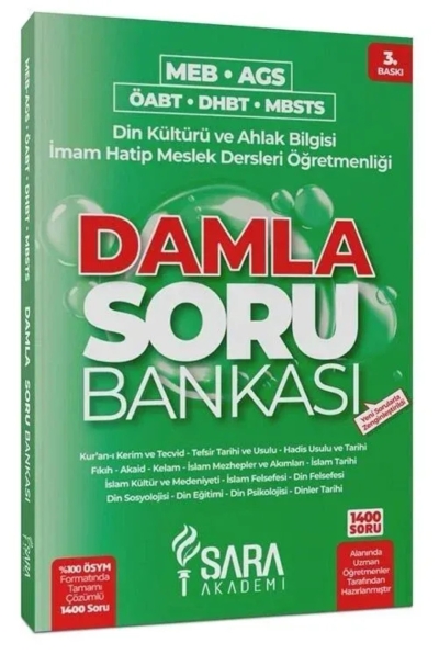ÖABT MEB-AGS DHBT MBSTS Din Kültürü ve Ahlak Bilgisi Damla Soru Bankası Çözümlü Panda Fotokopi & Baskı Merkezi