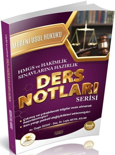 HUKAL HMGS HAKİMLİK Medeni Usul Hukuku Ders Notları Savaş Yayınları