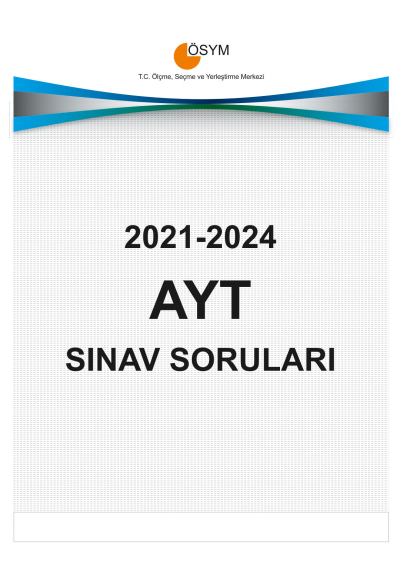 AYT ÇIKMIŞ SORULARI (2021-2024) Panda Fotokopi & Baskı Merkezi