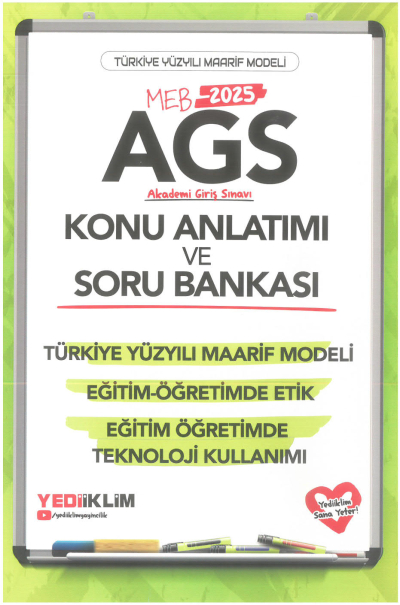 MEB-AGS Konu Anlatımı ve Soru Bankası Türkiye Yüzyılı Maarif Modeli Eğitim Öğretimde Etik Eğitim Öğretimde Teknoloji Kullanımı Yediiklim Yayınları Panda Fotokopi & Baskı Merkezi