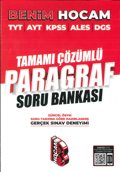 TAMAMI ÇÖZÜMLÜ PARAGRAF SORU BANKASI