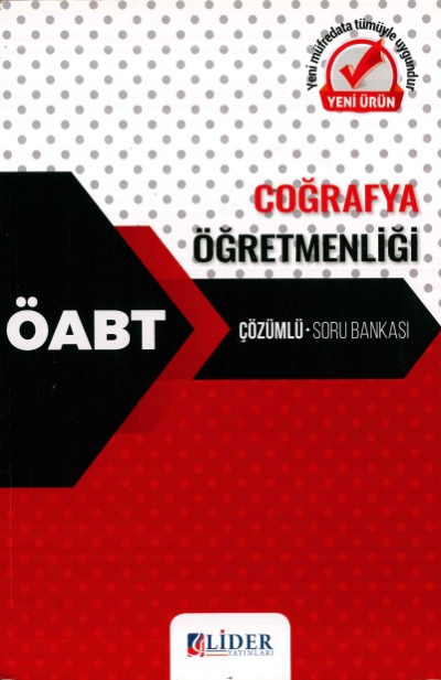 COĞRAFYA ÖĞRETMENLİĞİ ÇÖZÜMLÜ SORU BANKASI